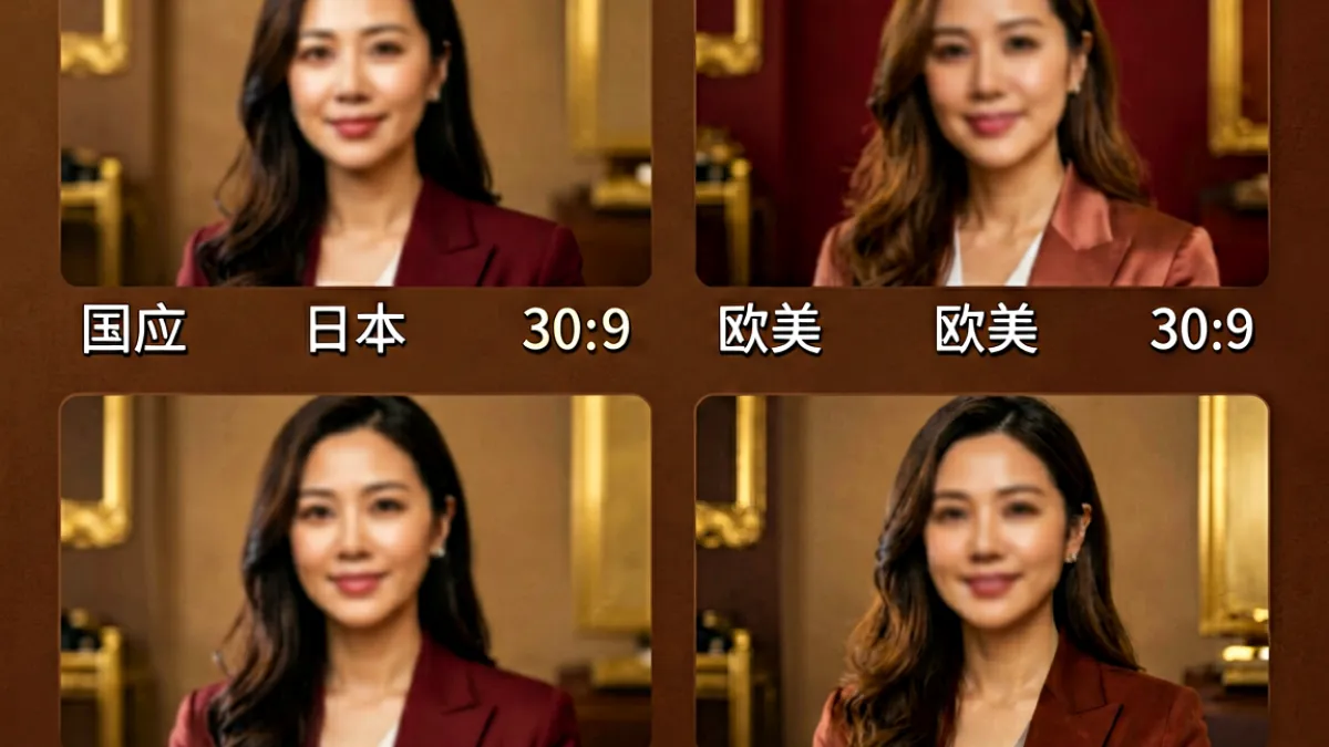 一组四宫格缩略图展示不同产区的精选成人视频封面，色调以暖棕和暗红为主，画面模糊处理保护隐私